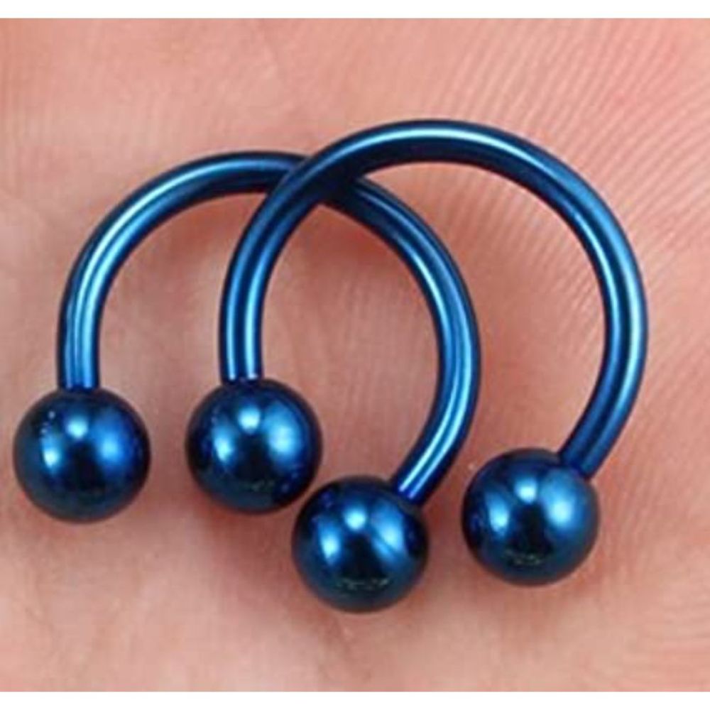 14G Septum Labret Piercing Rainbow Piercing Jewelr